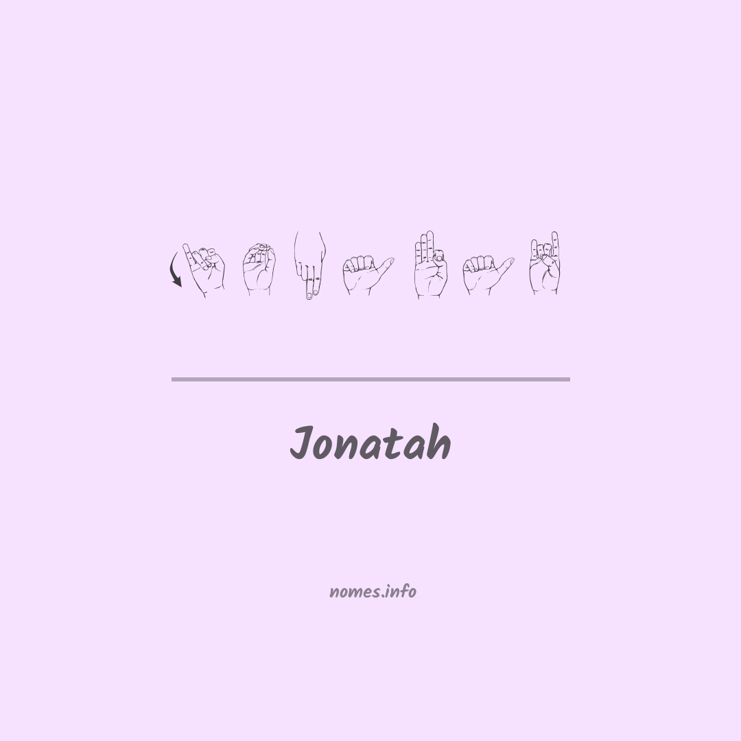 Jonatah em Libras