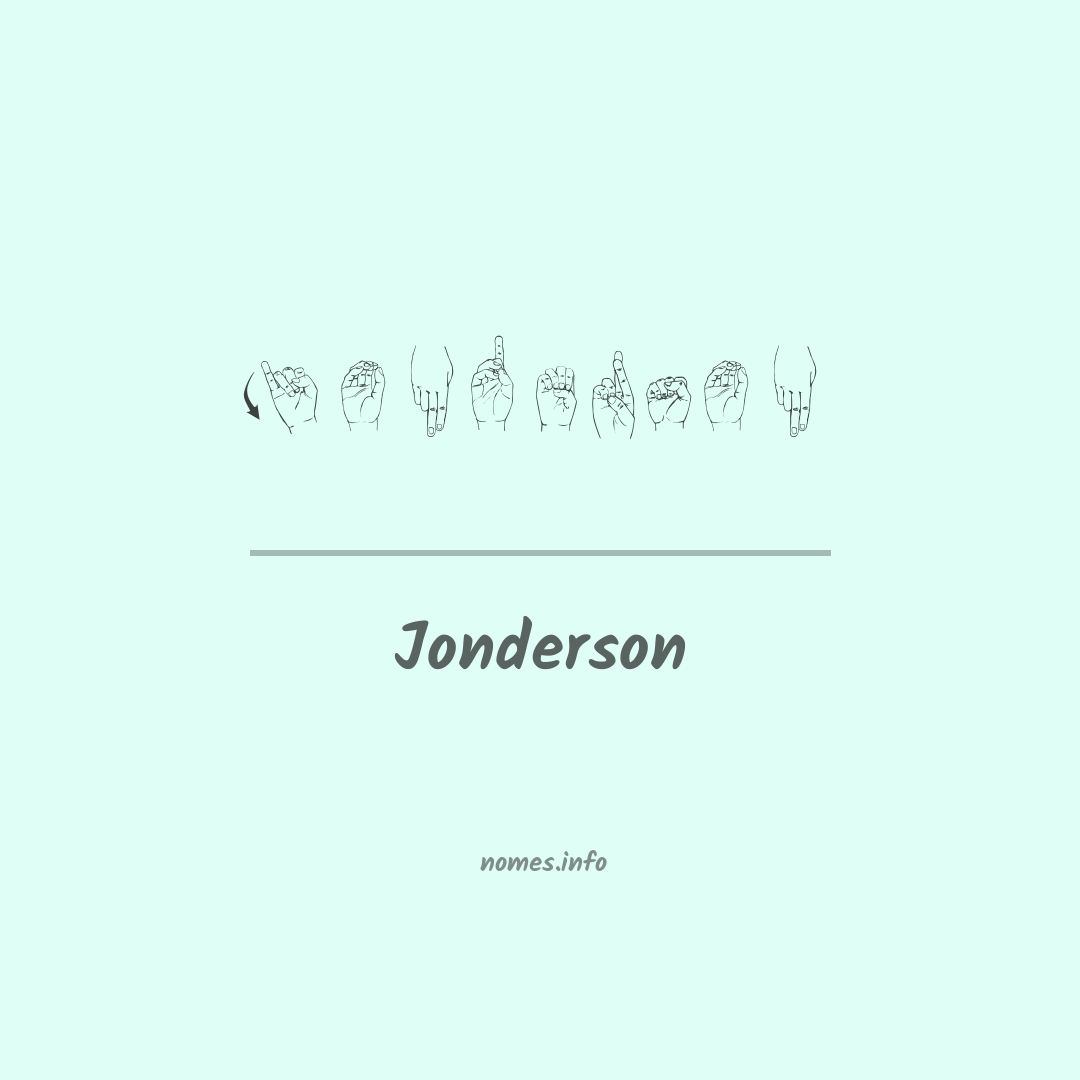 Jonderson em Libras