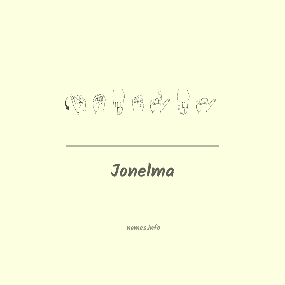 Jonelma em Libras