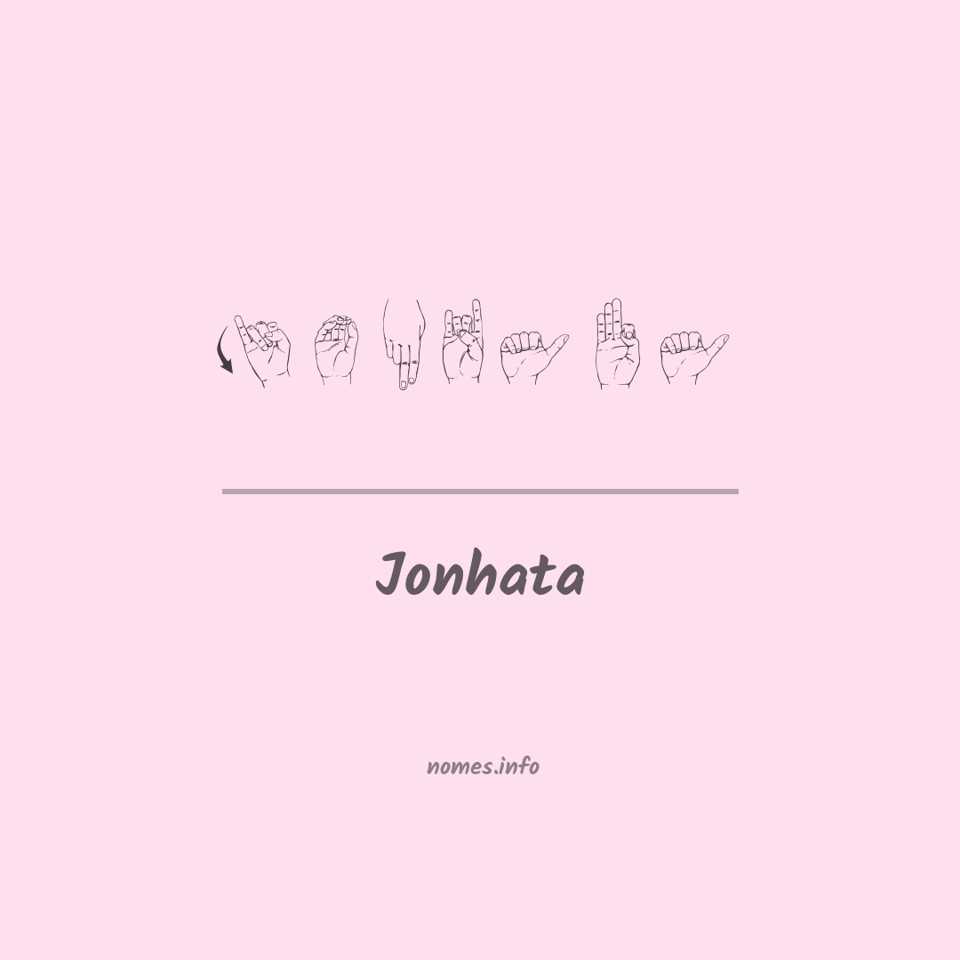 Jonhata em Libras