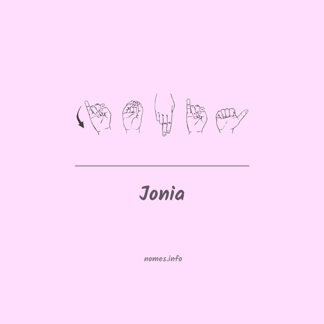 Jonia em Libras
