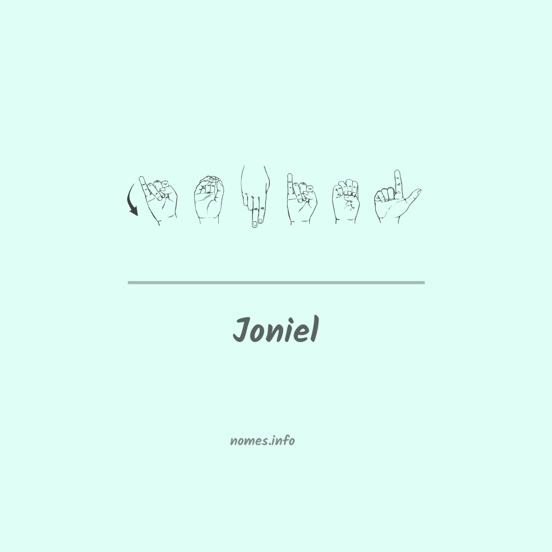 Joniel em Libras