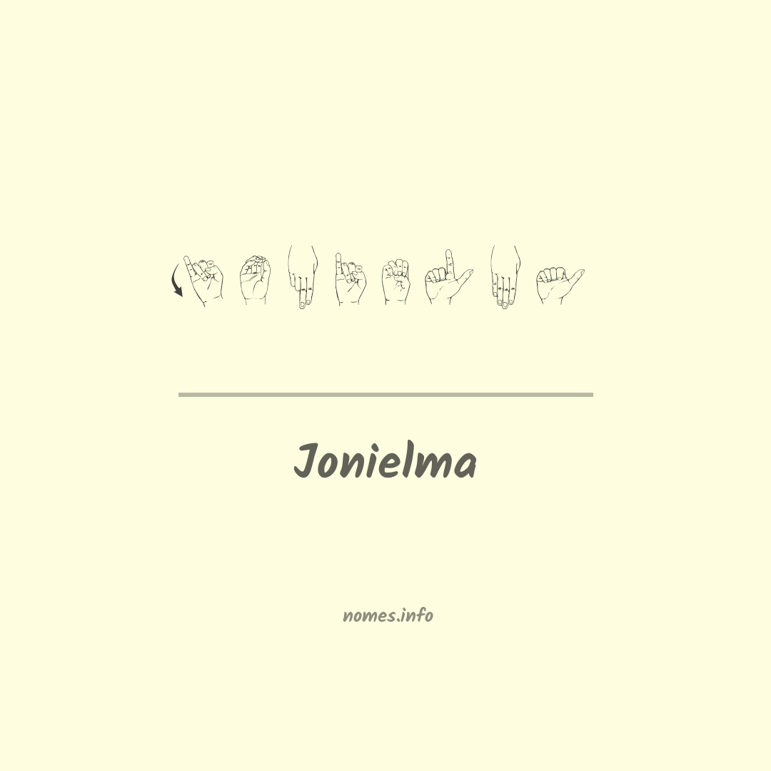 Jonielma em Libras