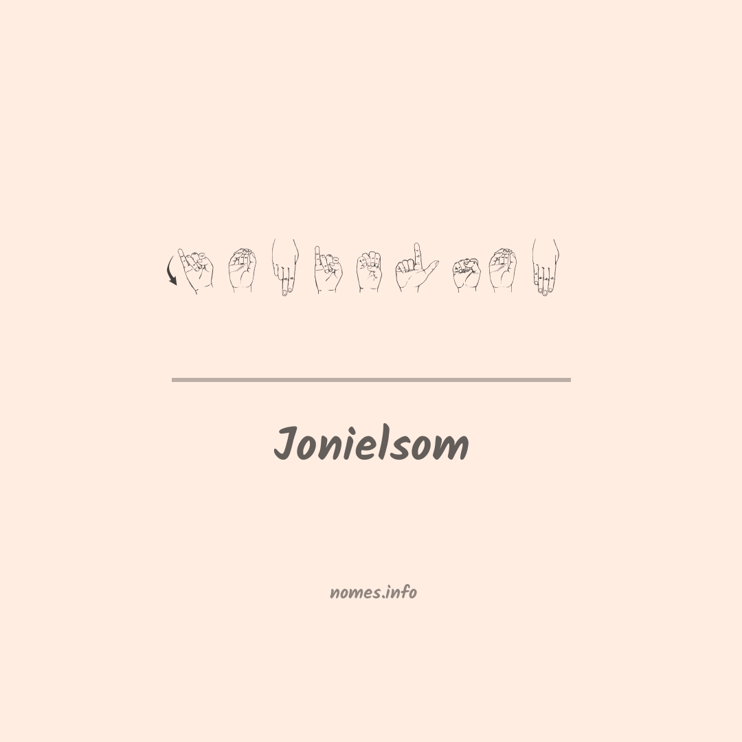 Jonielsom em Libras