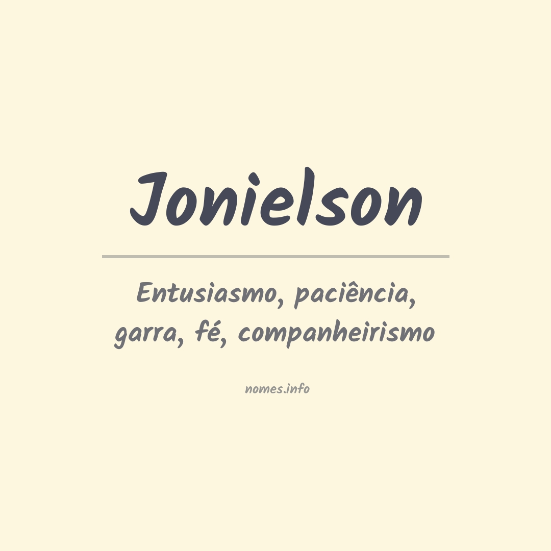 👪 → Qual o significado do nome Jedielson?
