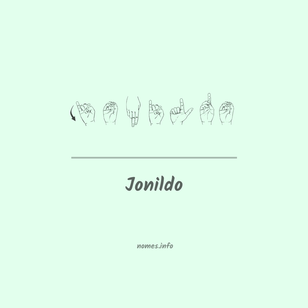 Jonildo em Libras