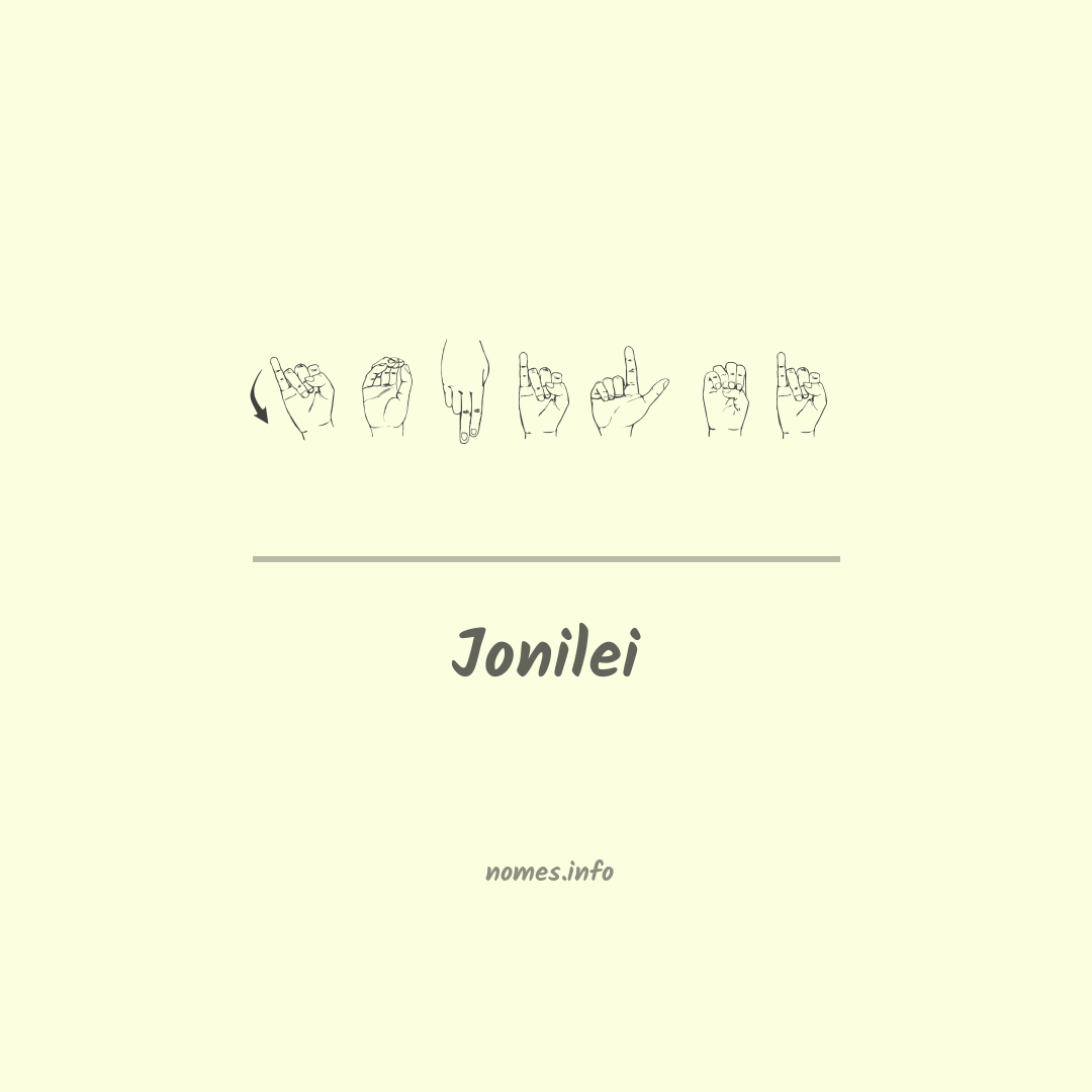 Jonilei em Libras
