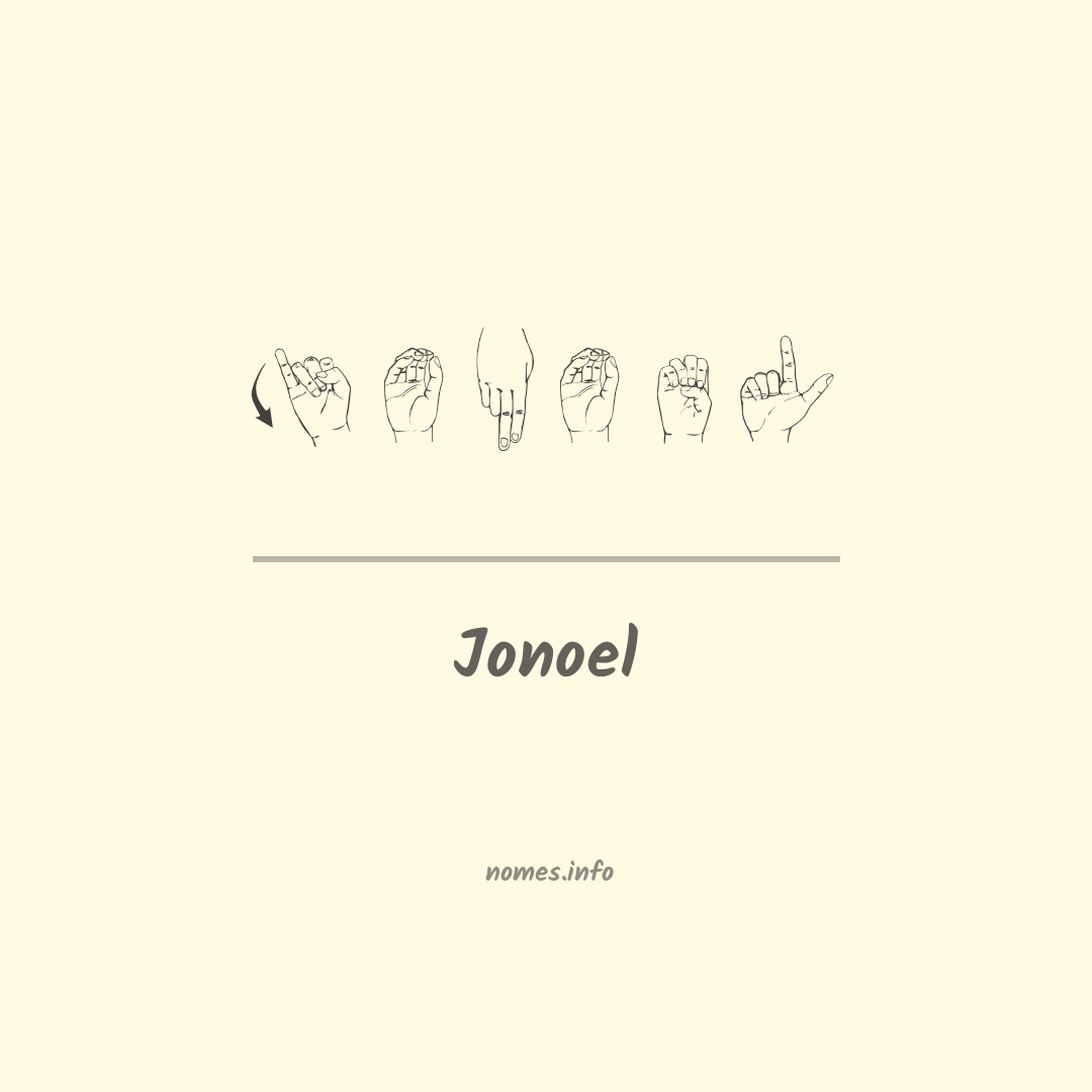 Jonoel em Libras