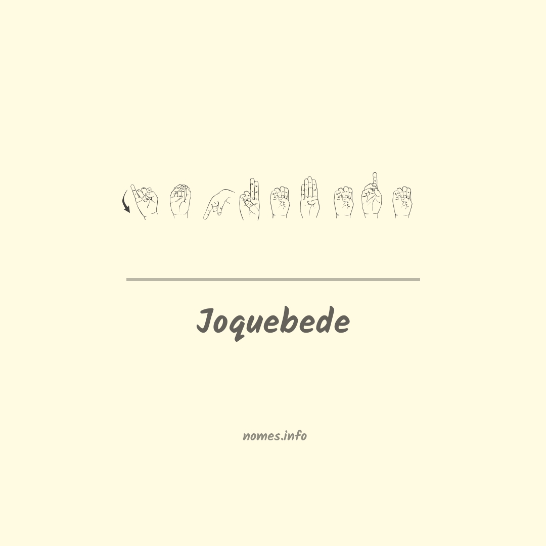 Joquebede em Libras