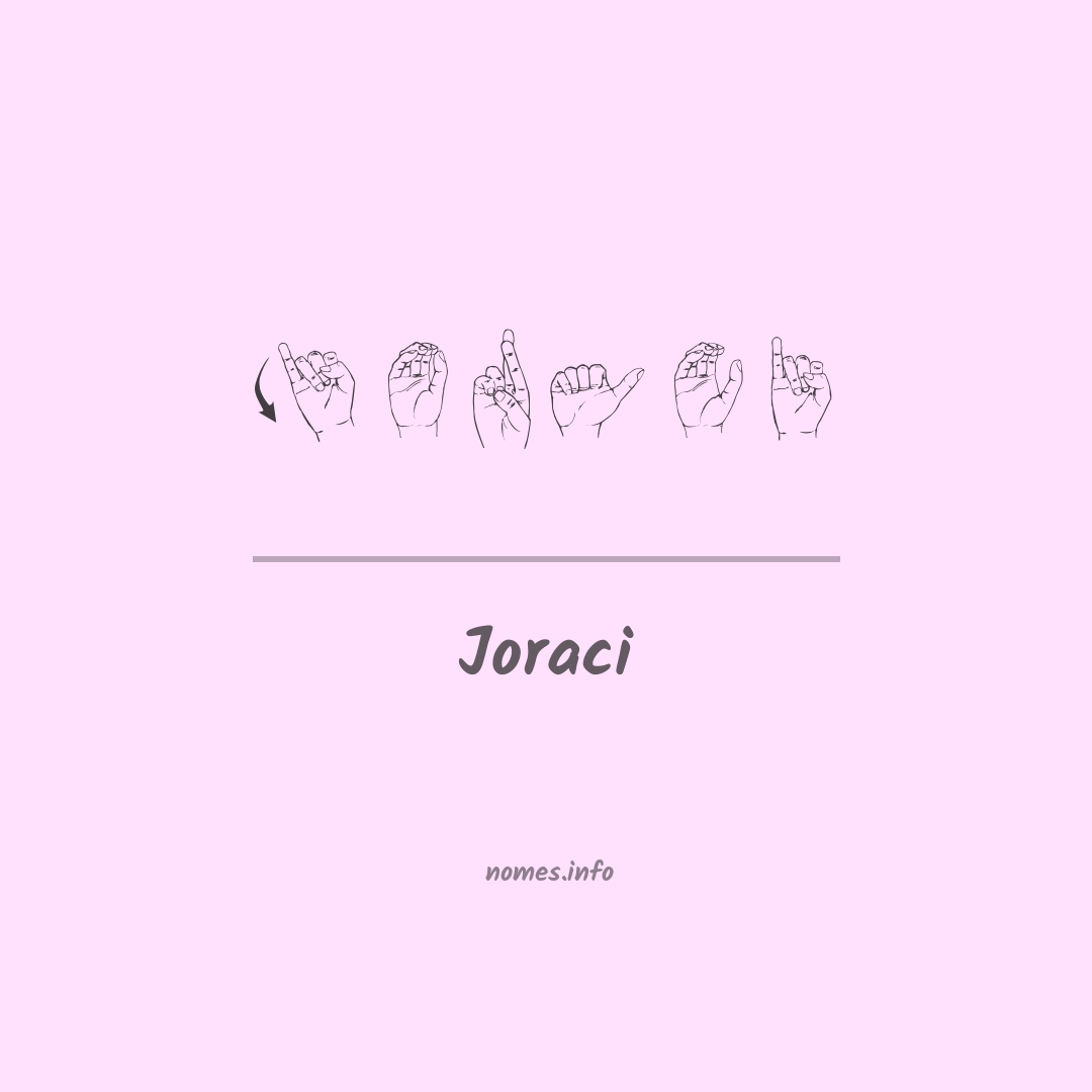 Joraci em Libras