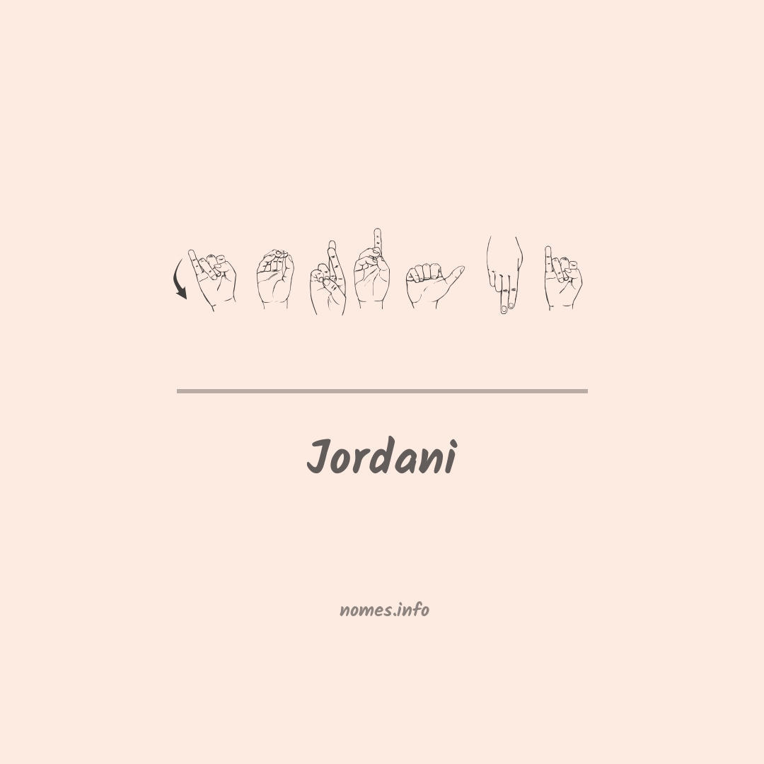 Jordani em Libras