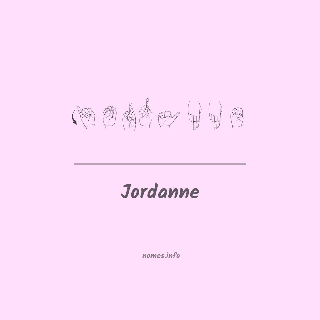 Jordanne em Libras