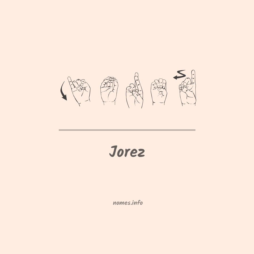 Jorez em Libras