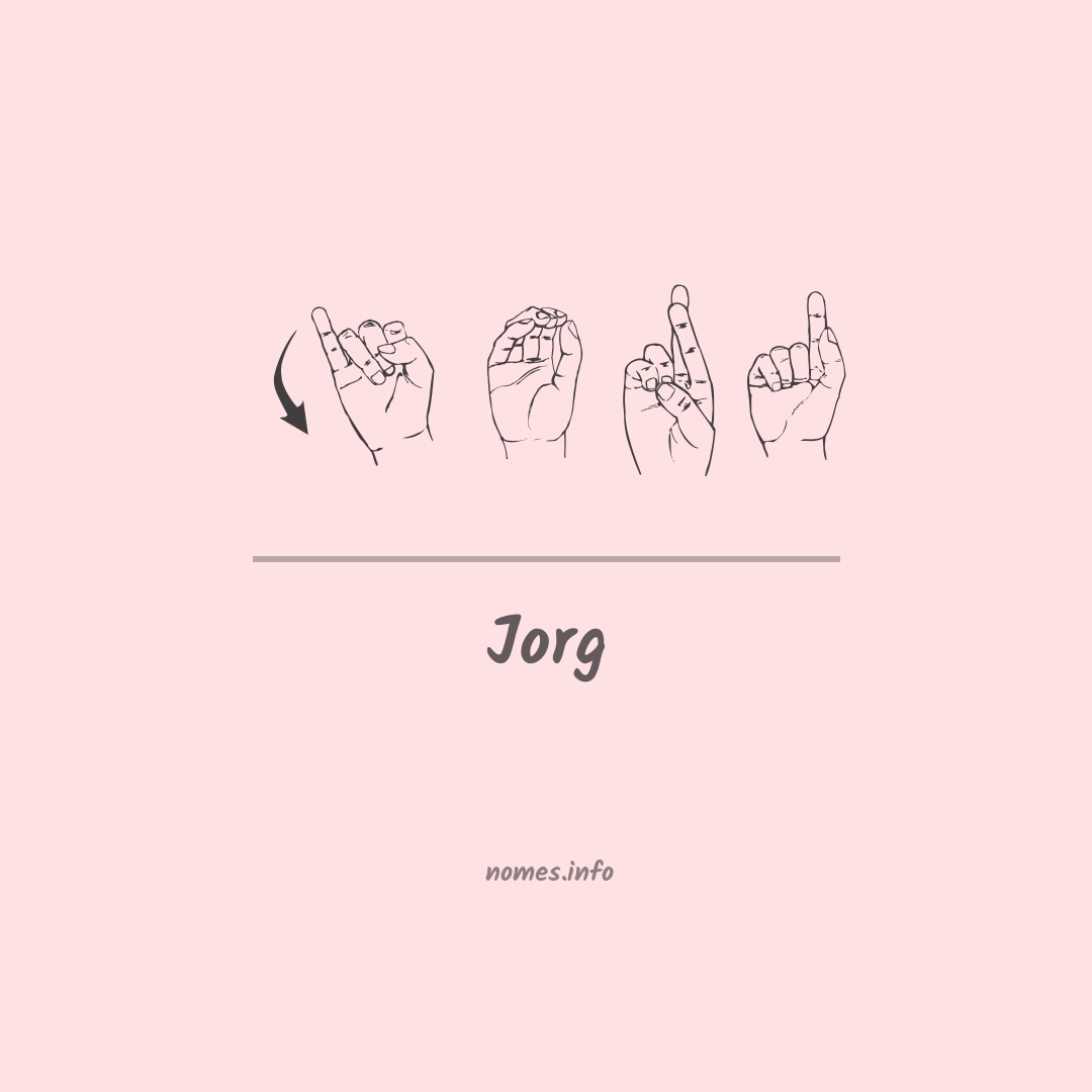 Jorg em Libras