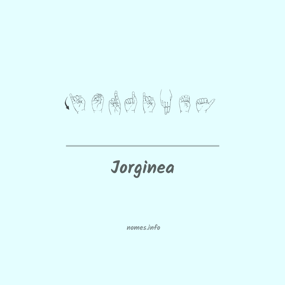 Jorginea em Libras