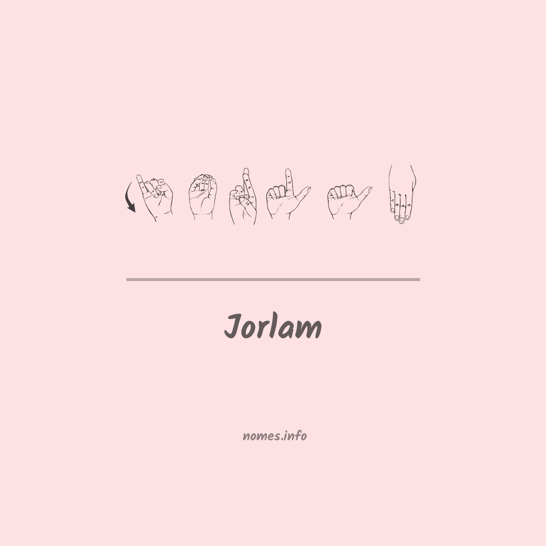 Jorlam em Libras