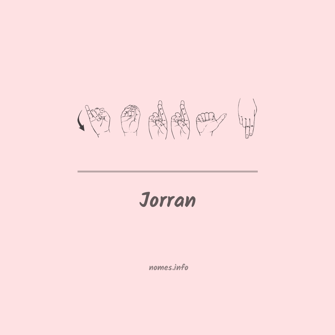Jorran em Libras