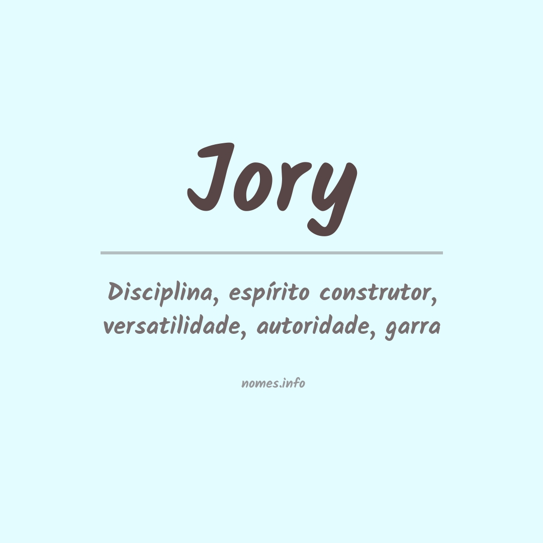 Significado do nome Jory