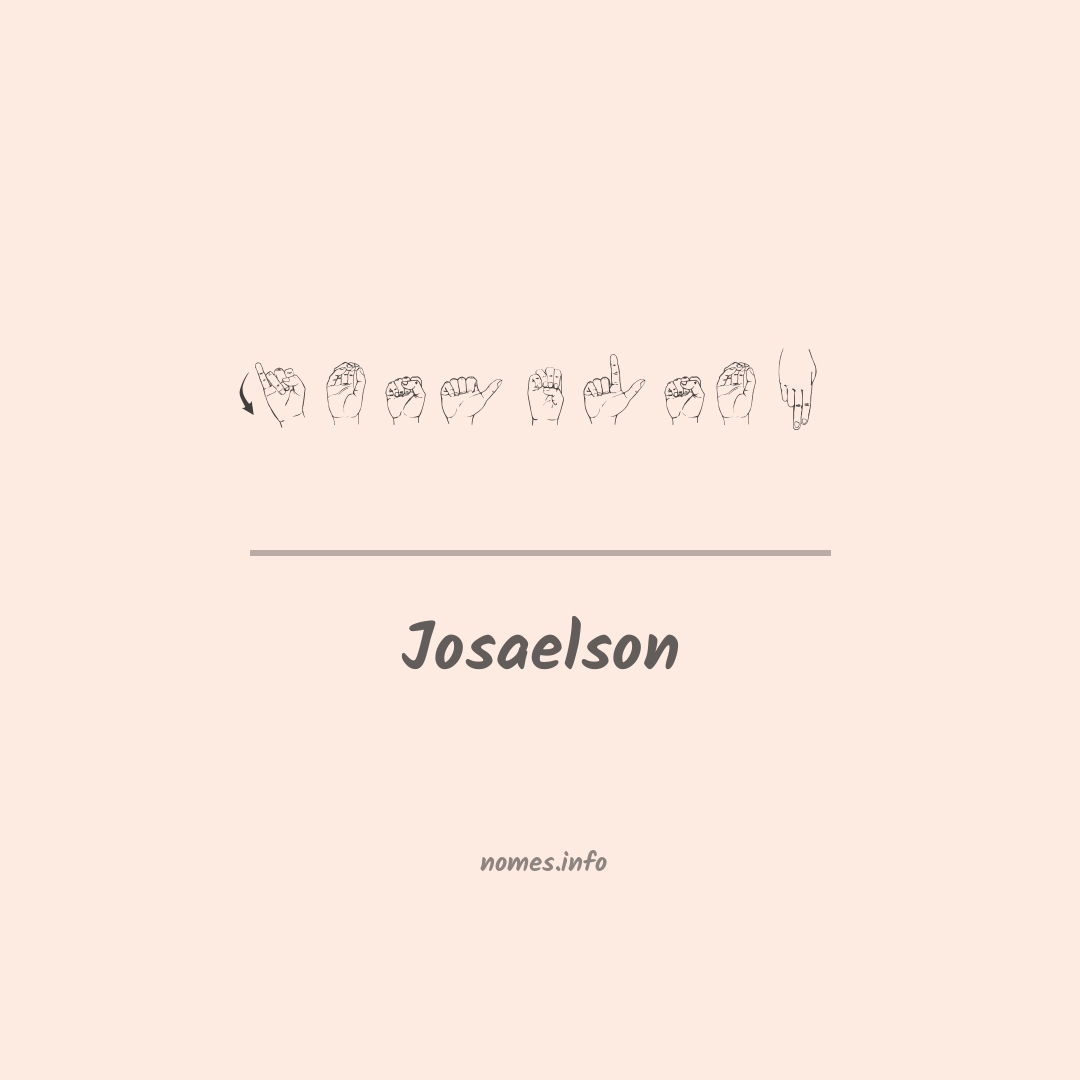 Josaelson em Libras