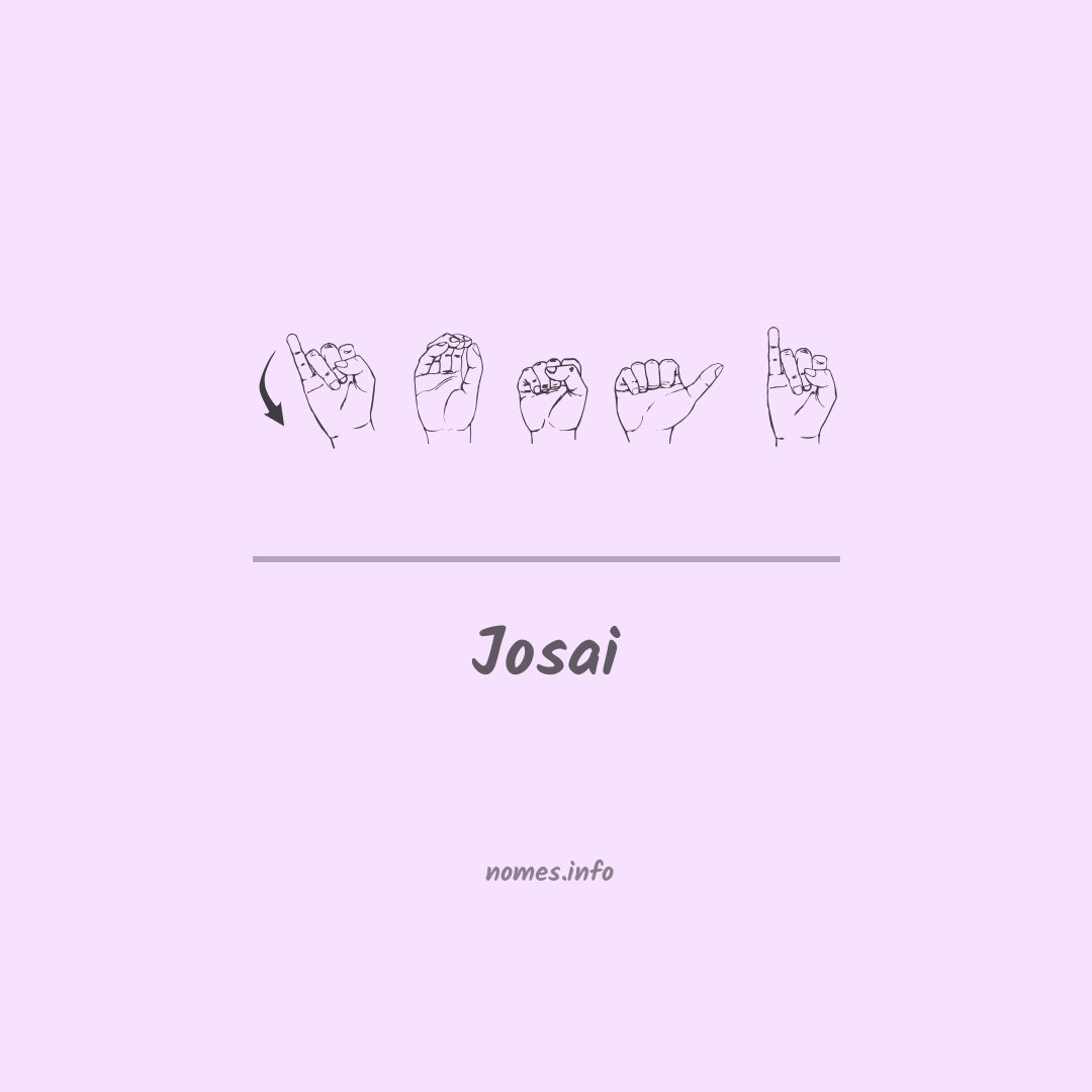 Josai em Libras