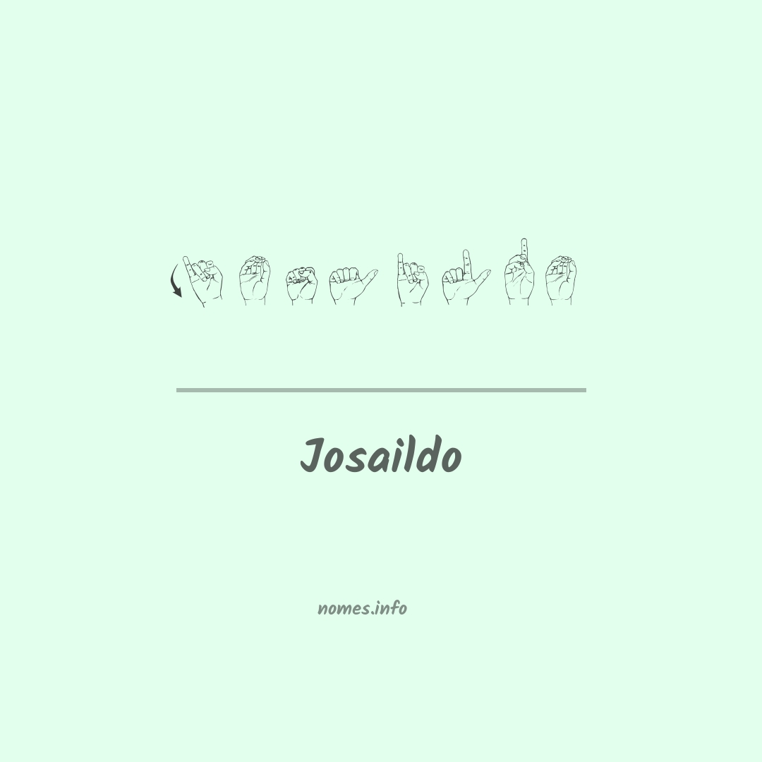 Josaildo em Libras