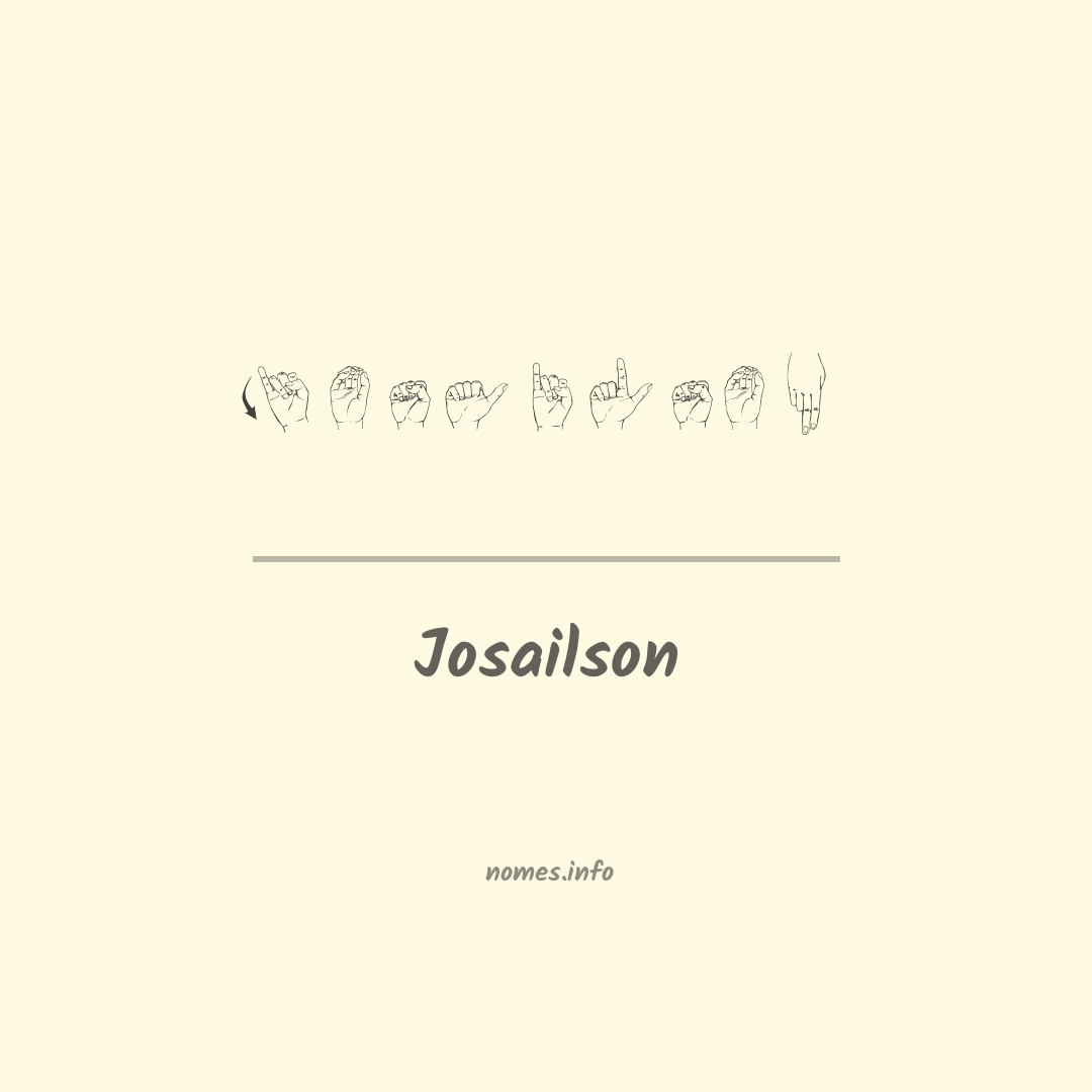 Josailson em Libras