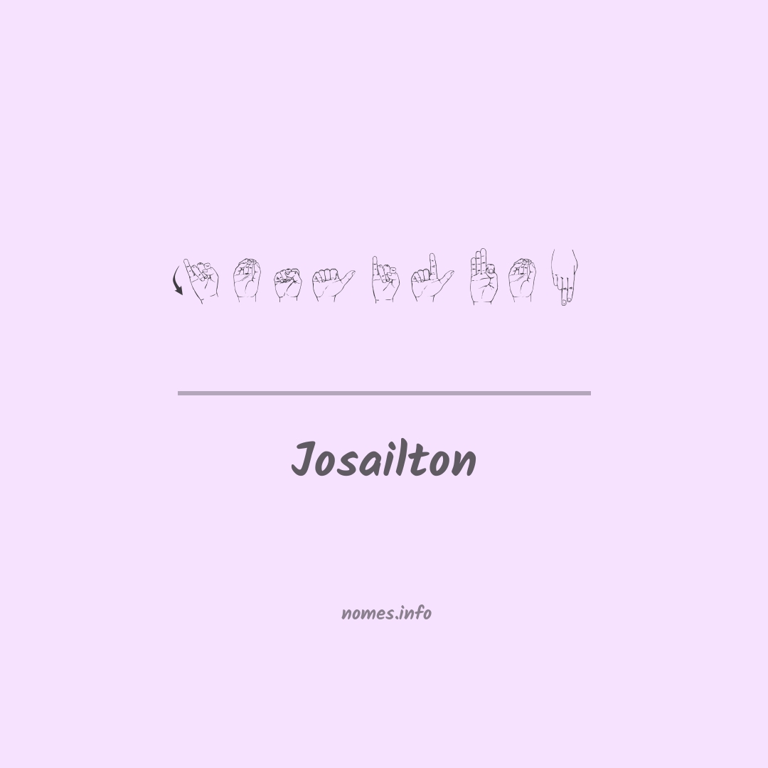 Josailton em Libras