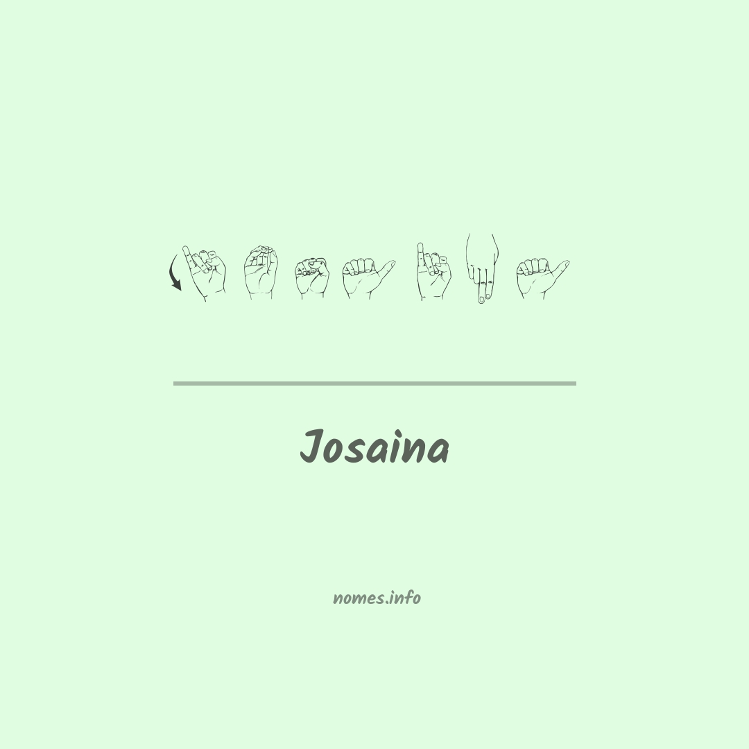 Josaina em Libras