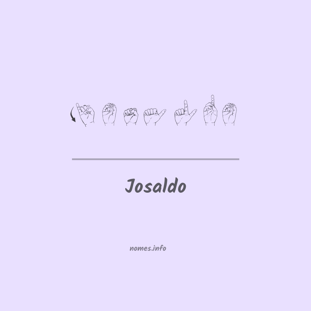 Josaldo em Libras