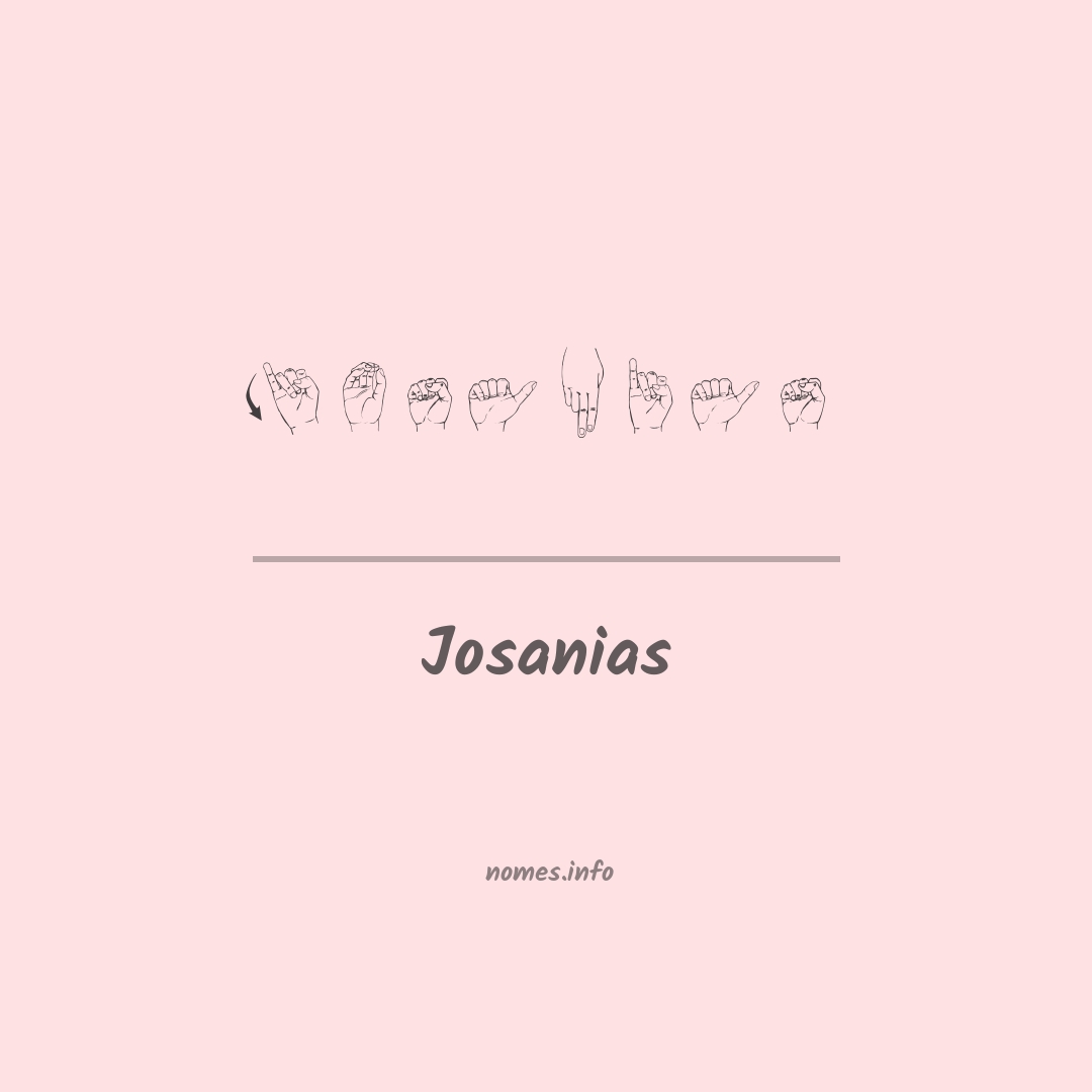 Josanias em Libras