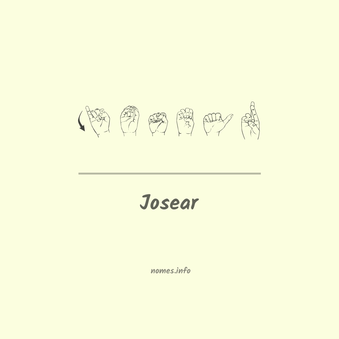 Josear em Libras