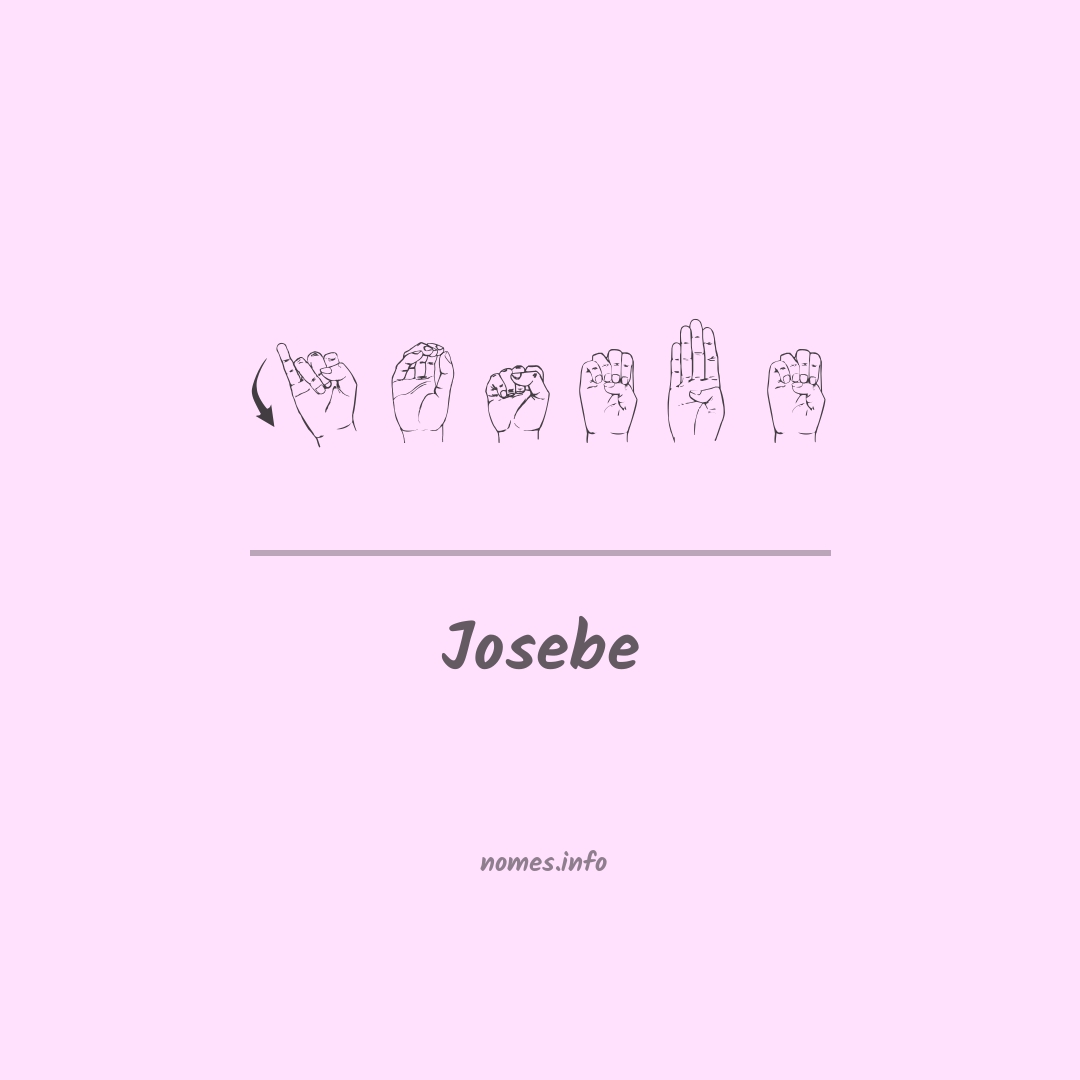 Josebe em Libras
