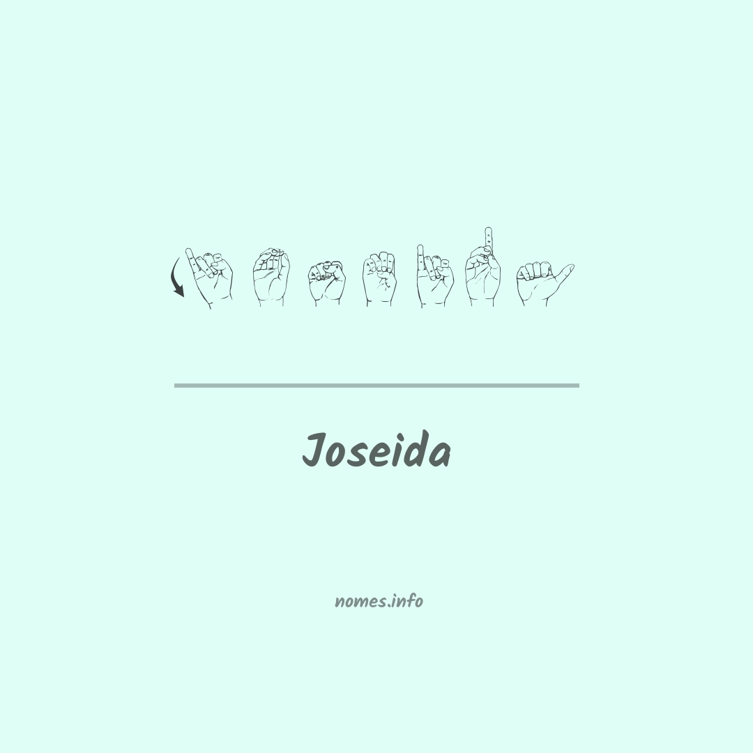 Joseida em Libras