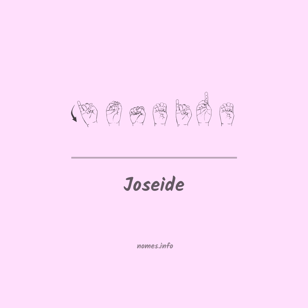 Joseide em Libras