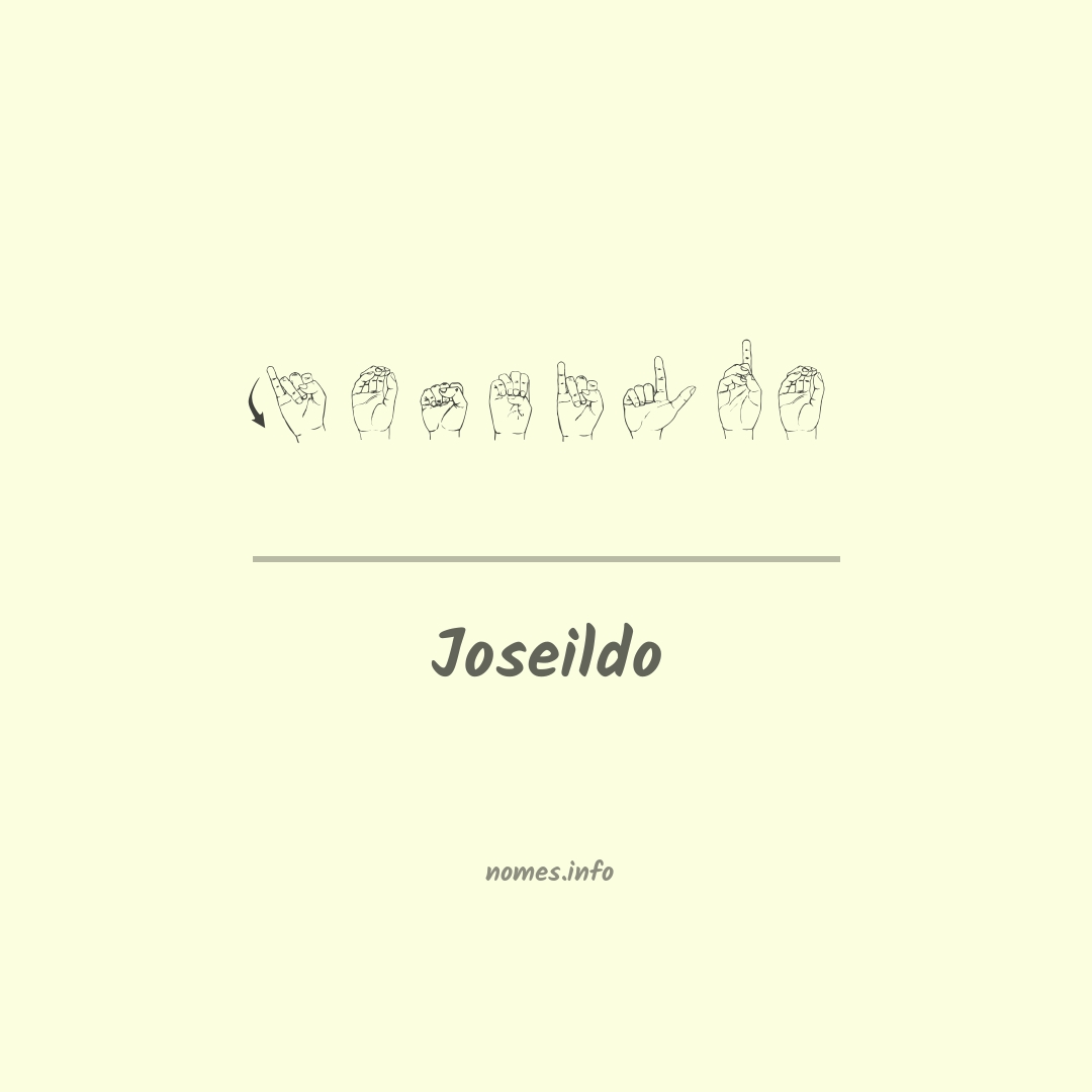 Joseildo em Libras