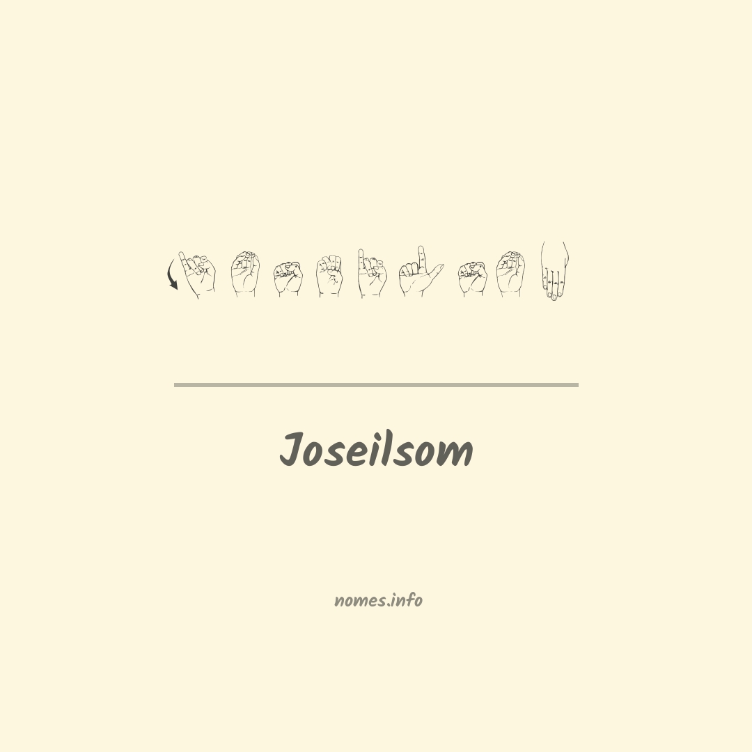 Joseilsom em Libras