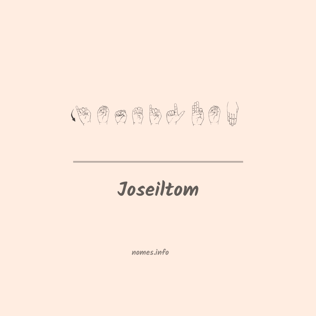 Joseiltom em Libras