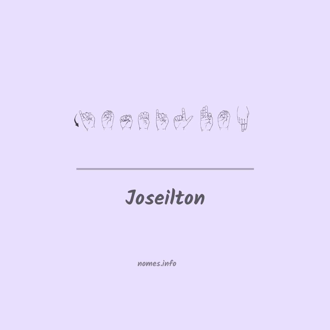 Joseilton em Libras