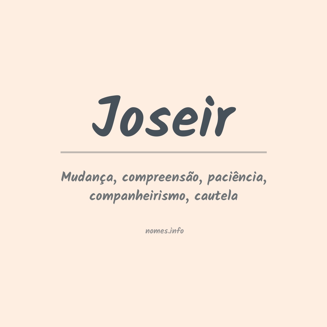 Significado do nome Joseir