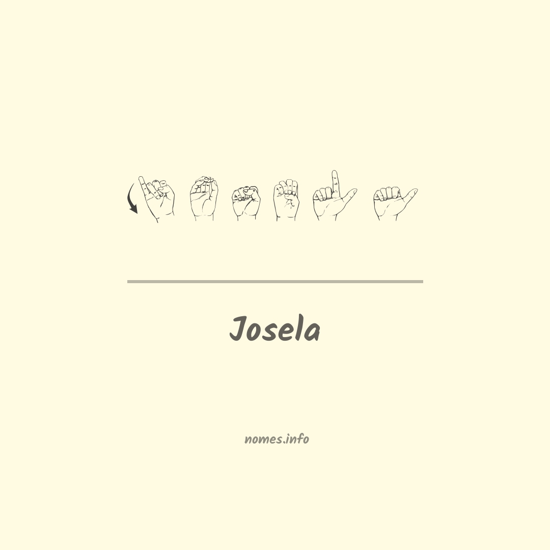Josela em Libras