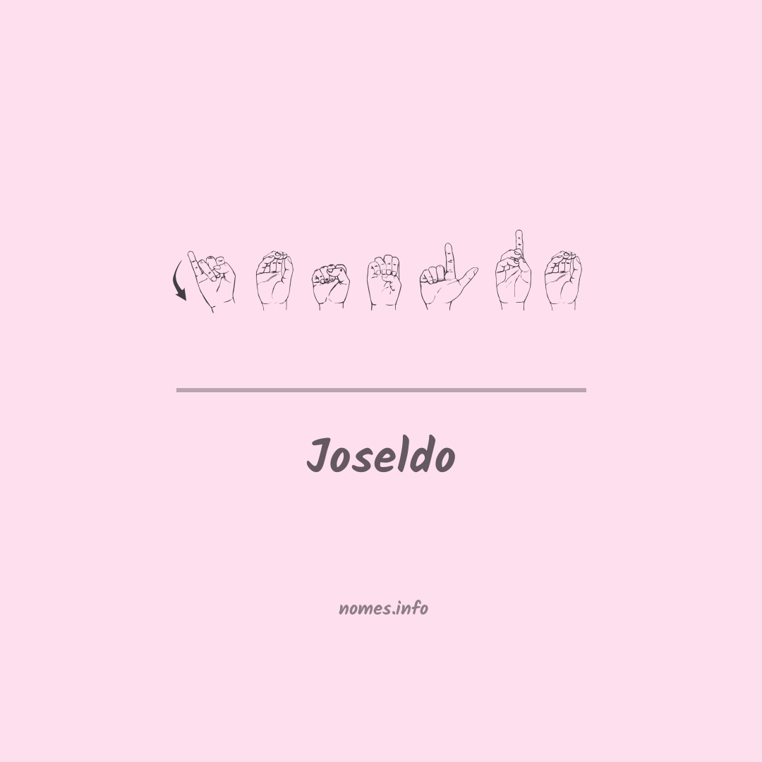 Joseldo em Libras