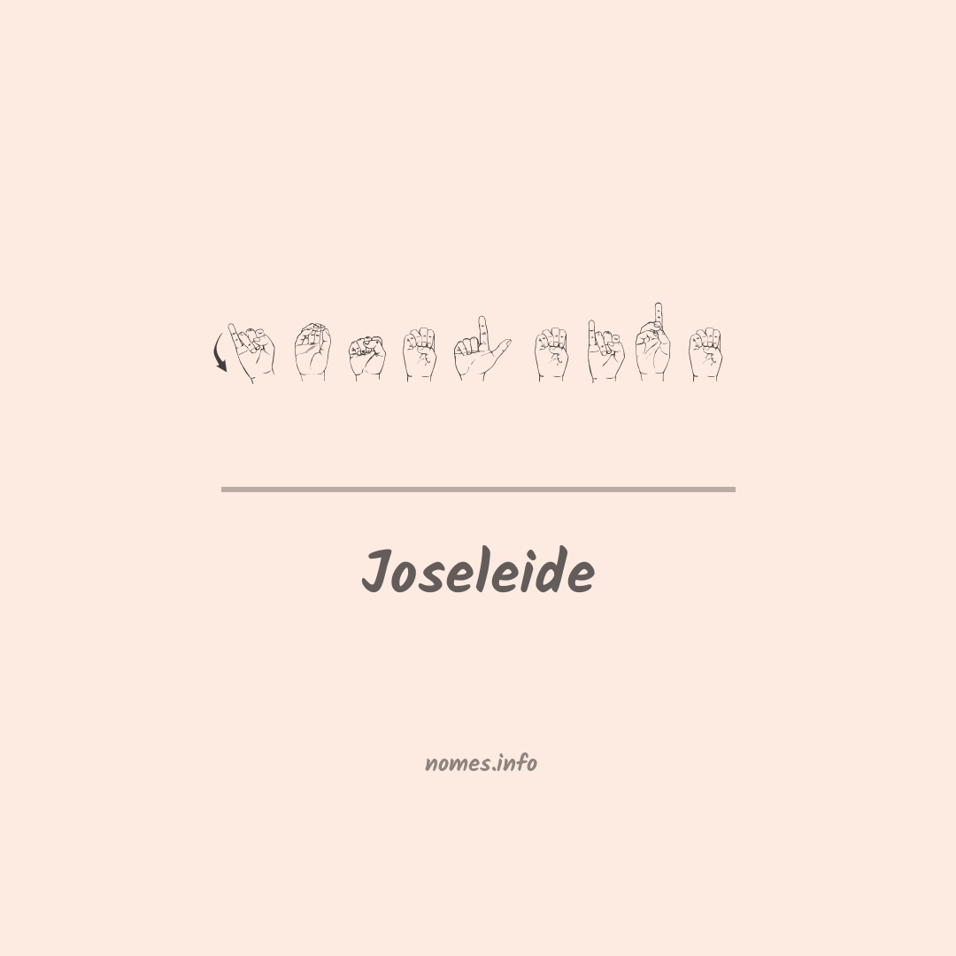 Joseleide em Libras