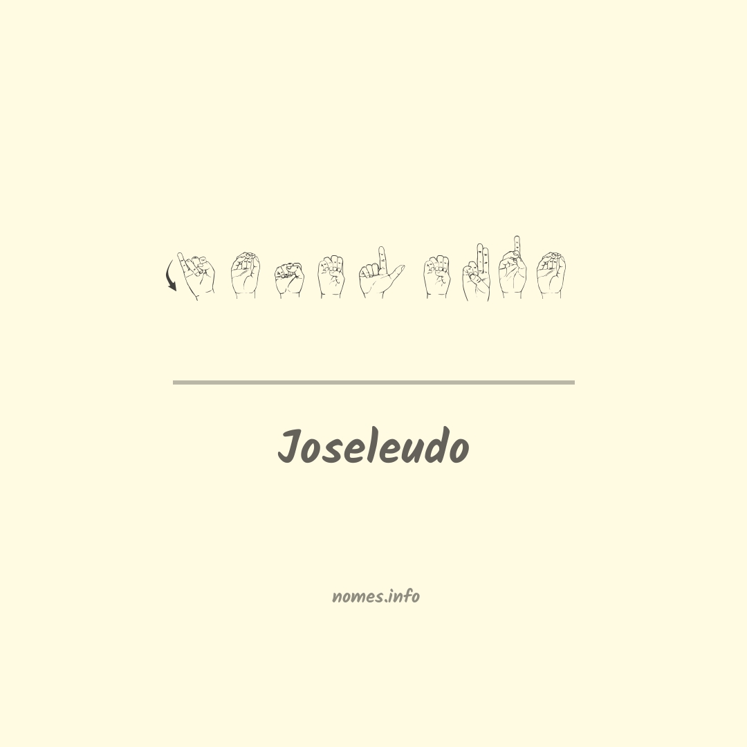 Joseleudo em Libras