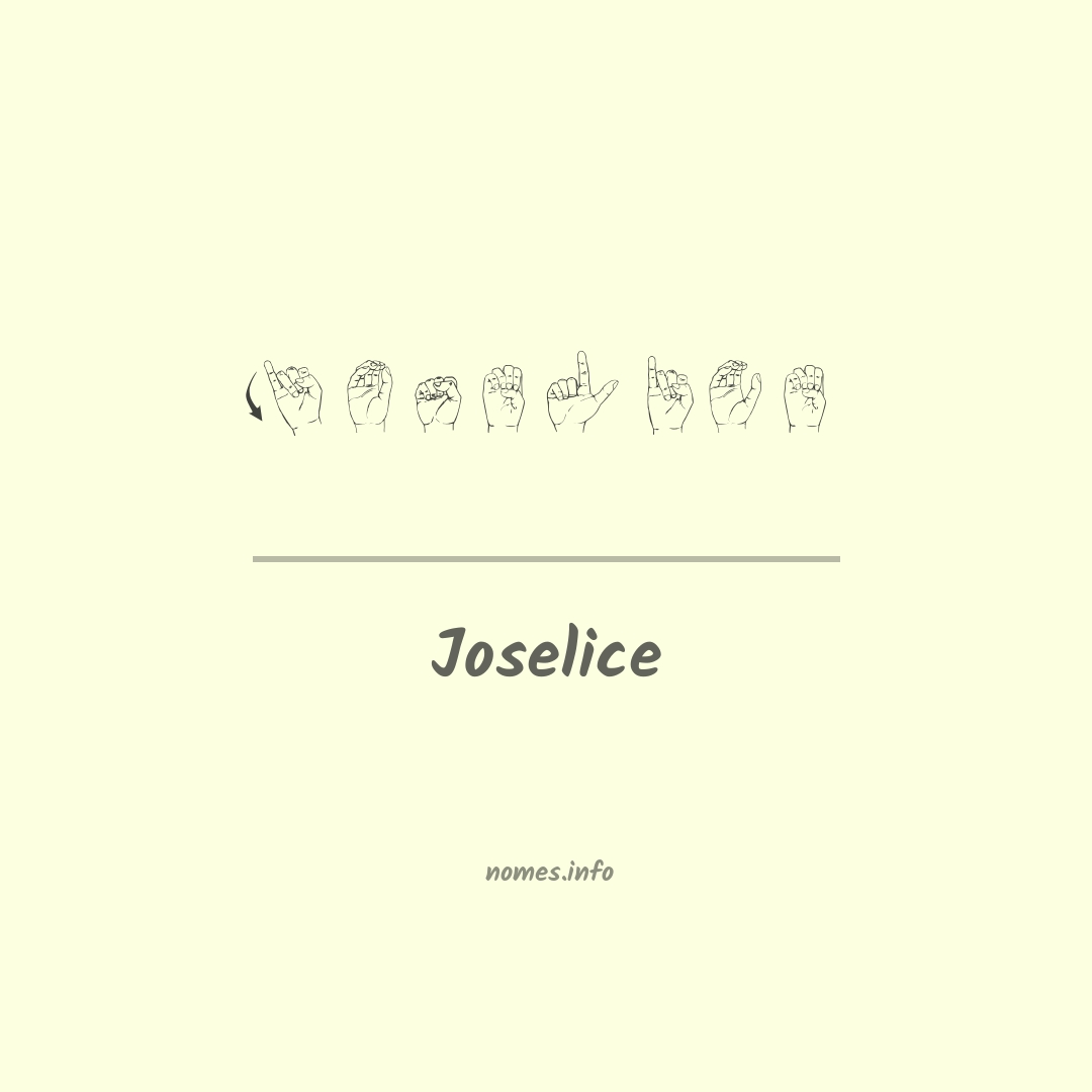 Joselice em Libras