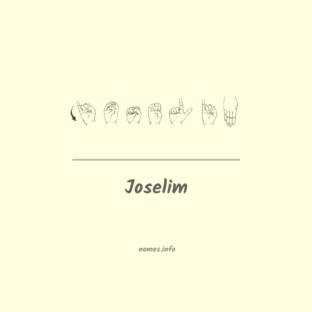 Joselim em Libras
