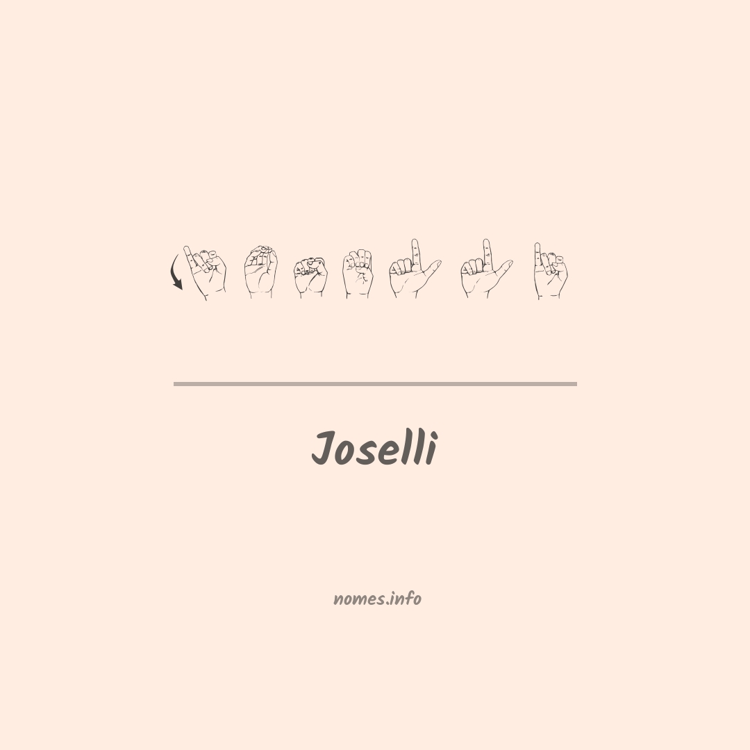 Joselli em Libras