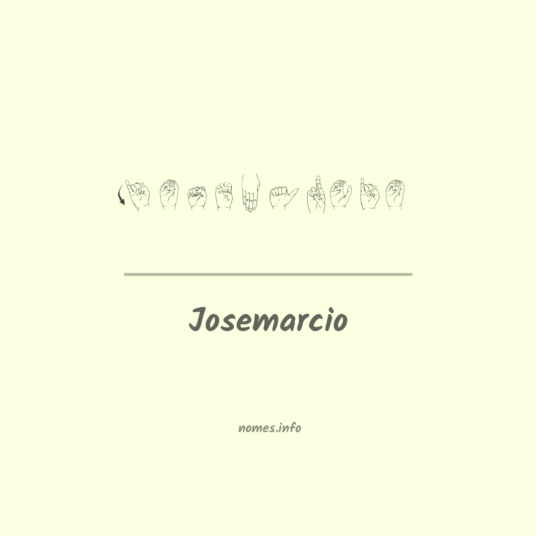 Josemarcio em Libras