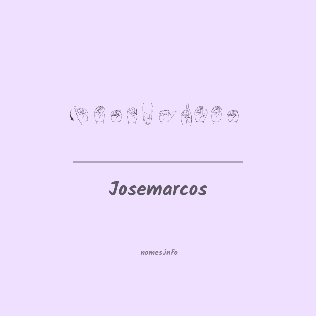 Josemarcos em Libras