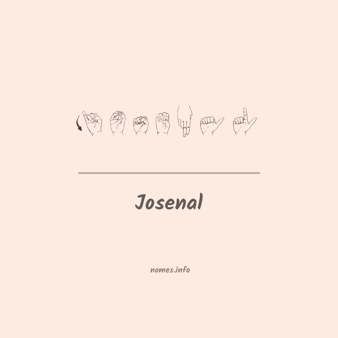 Josenal em Libras