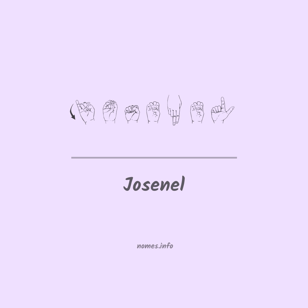 Josenel em Libras